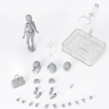 S.H. Figuarts Body-Chan - School Life - Edition DX SET (Gray Color Ver.) Action Figure