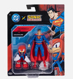 Jakks Pacific DC x Sonic The Hedgehog Knuckles and Superman Action Figure