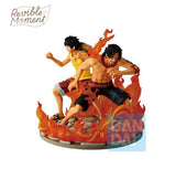 **Pre Order**Bandai Ichibansho Ace and Luffy (Dramatic Memories) "One Piece", Revible Moment Figure