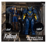 Mcfarlane Toys Fallout T-60 Vault Tec and Sole Survivor Action Figure