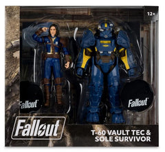 Mcfarlane Toys Fallout T-60 Vault Tec and Sole Survivor Action Figure