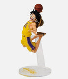 Bandai One Piece x NBA Master Stars Piece The Monkey.D.Luffy Los Angeles Lakers Figure