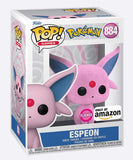 Funko Pop Pokemon Espeon Flocked Amazon Exclusive 884 Vinyl Figure