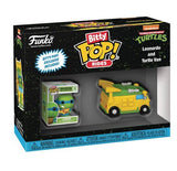Funko Bitty Pop Rides TMNT Leonardo and Turtle Van Vinyl Figure