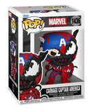 Funko Pop Marvel Carnage Captain America 1436 Vinyl Figure