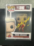 Funko Pop Rocky Ivan Drago 1715 Autograph (see pictures) Vinyl Figure