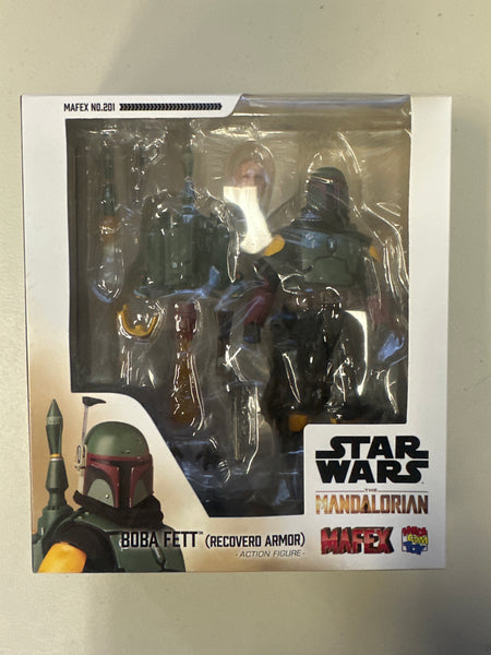 Open Box**MAFEX Star Wars Boba Fett (Recovered Armor) 201 Action