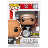 Funko Pop WWE The Rock with Championship Belt Exclusive 91 Vinyl Figure