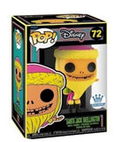 Funko Pop Santa Jack Skellington Blacklight Funko Shop Exclusive 72 Vinyl Figure