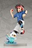 Kotobukiya ARTFX J Pokemon Nate with Oshawott Statue