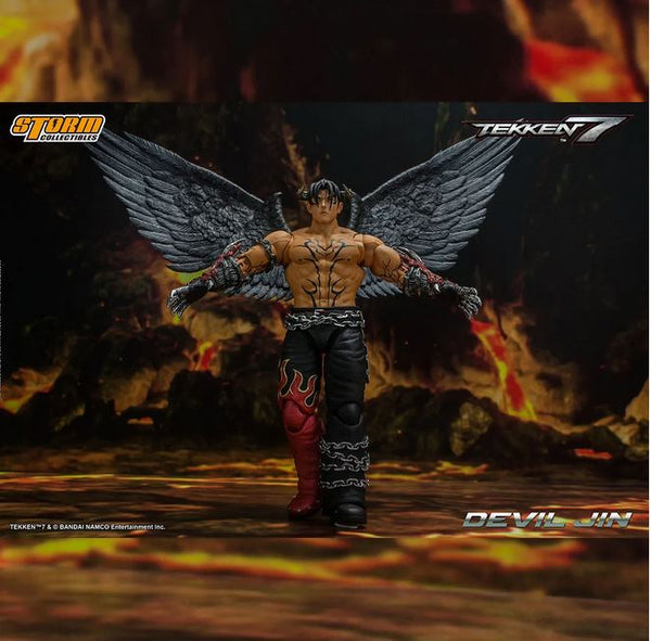 Storm Collectibles鉄拳TEKKENデビル仁 Devil Jin Amazon.com: Storm Collectibles - Tekken 7 - Devil Jin, 1/12