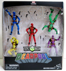 Hasbro Toys Marvel Legends Deadpool's Rainbow Squad 3.75" 5 Pack Action Figure - Toyz in the Box