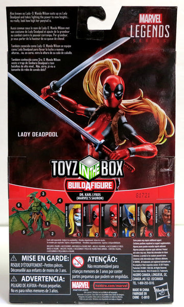 Deadpool Action Figure Lady Deadpool Legends Hasbro Toys Marvel