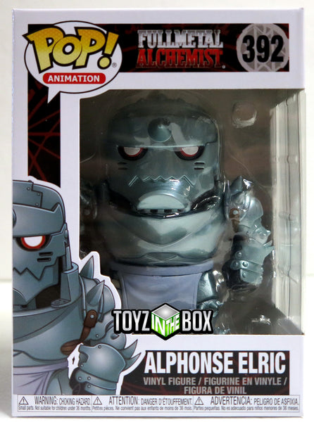 Funko Pop Full Metal Alchemist Alphonse Elric 392 Vinyl Figure
