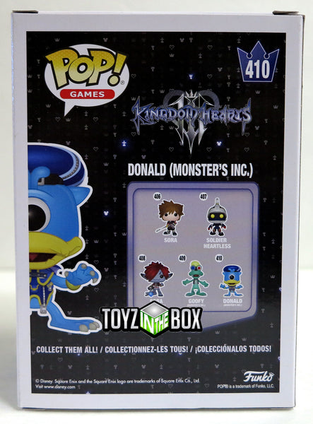 Funko Pop Kingdom Hearts 3 Donald Duck (Monster's Inc.) 410