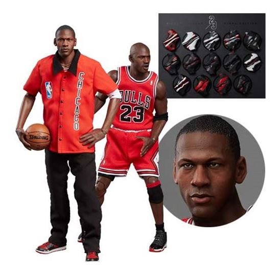 ENTERBAY 1/6 Michael Jordan Chicago Bulls Jersey 23 NBA FINALS 12 Hot Toys