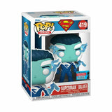 Pop Funko Superman (Blue) 2021 Exclusive 419 Vinyl Figure