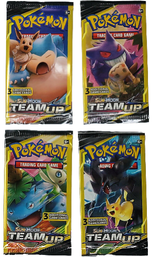 POKEMON Team Up Sun & Moon 3 card BOOSTER PACK – Toyz in the Box