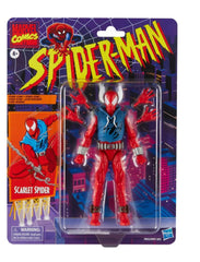 **Pre Order**Marvel Legends Retro Comic Scarlet Spider Spider-Man Action Figure
