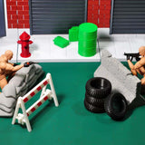 Wikee 1/12 Road Accessories for Action Figure