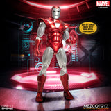 **Pre Order**Mezco One 12 Iron Man Silver Centurion Edition Action Figure