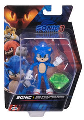 Jakks Pacific Sonic The Hedgehog 3 Movie Sonic with Emerald Action Figure