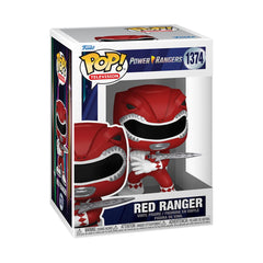 **Pre Order**Funko Pop Mighty Morphin Power Rangers 30th Anniversary Red Ranger 1374 Vinyl Figure