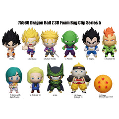 Dragon Ball Z Series 5 3D Figural Foam Bag Clip Blind Package