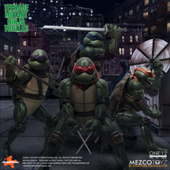 **Pre Order**Mezco One 12 Teenage Mutant Ninja Turtles (1990) Boxed Set Action Figure