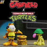 **Pre Order**Boss Fight Studio Garfield x Teenage Mutant Ninja Turtles Garfello and Sidekick Odie Action Figure