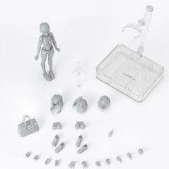 **Pre Order**S.H. Figuarts Body-Chan - School Life - Edition DX SET (Gray Color Ver.) Action Figure