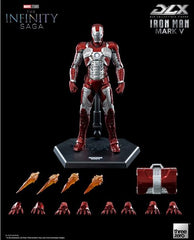 **Pre Order**Threezero Marvel Studios: The Infinity Saga - Iron Man Mark V 5 DLX Action Figure