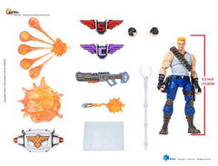**Pre Order**Hiya Toys Contra Operation Galuga Bill Rizer Exquisite Basic Action Figure