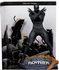 Mcfarlane Toys Marvel 1:10 Posed Marvel Knights #4 Black Panther Figure