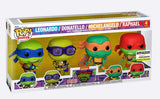 Funko Pop Teenage Mutant Ninja Turtles TMNT (Mutant Mayhem) GITD Amazon Exclusive 4-Pack Vinyl Figure