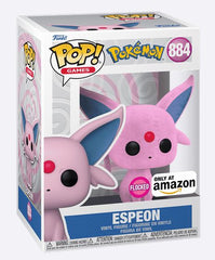 Funko Pop Pokemon Espeon Flocked Amazon Exclusive 884 Vinyl Figure