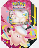 POKEMON Mega Moonlight  Mega Clefable ex Tin 4 Booster Packs