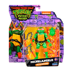 Playmates TMNT Teenage Mutant Ninja Turtles Mayhem Movie Michelangelo Basic Action Figure
