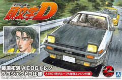 Aoshima 1/24 FUJIWARATAKUMI AE86 TRUENO PROJECT-D Ver.(TOYOTA) Model Kit