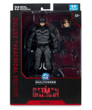 **Pre Order**Mcfarlane Toys Deluxe Theatrical Edition The Batman 2022 Batman Action Figure