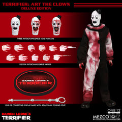 Mezco One 12 Terrifier: Art the Clown Deluxe Edition Action Figure
