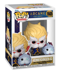 Funko Pop Arcane League of Legends Heimerdinger with Poro 1605 Vinyl Figure