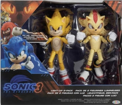 Jakks Pacific Sonic The Hedgehog 3 Super Sonic & Super Shadow 2 pk Action Figure