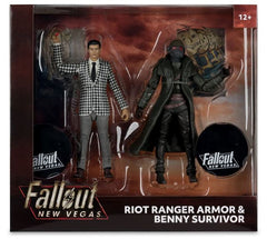 Mcfarlane Toys Fallout New Vegas Riot Ranger Armor & Benny Survivor Action Figure
