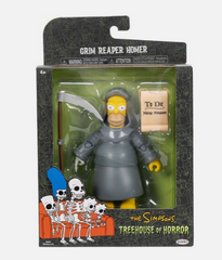 Jakks Pacific The Simpsons 5 Inch Treehouse of Horror Grim Reaper Homer Action Figure