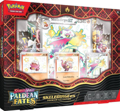 POKEMON Scarlet & Violet Paldean Fates SKELEDIRGE ex Premium Collection Box