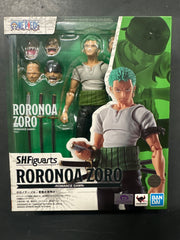 **Open Box**S.H. Figuarts Roronoa Zoro - Romance Dawn - "One Piece" Action Figure