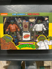 NECA TMNT Nickelodeon Punk Leonardo and Punk Raphael Action Figure