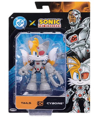 Jakks Pacific DC x Sonic The Hedgehog Tails Cyborg Action Figure