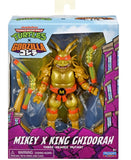 **Pre Order**Playmates TMNT Teenage Mutant Ninja Turtles x Godzilla Mikey x King Ghidorah Action Figure